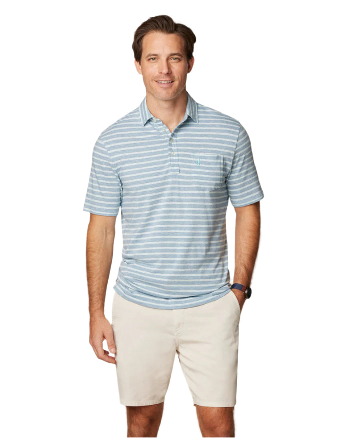 Johnnie O Men's The Original Polo Matthis Stripe Apparel Johnnie-O Coastal Small