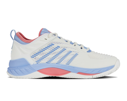 K-Swiss Women's Hypercourt Supreme 2 Footwear K-Swiss Bright White/Open Air/Strawberry Ice-178 10
