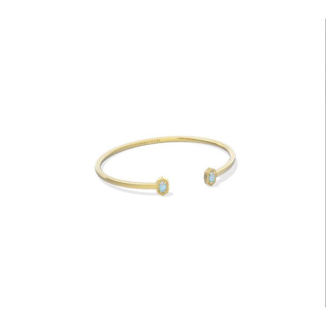 Kendra Scott Mini Elton Cuff Bracelet in Blue Opal
