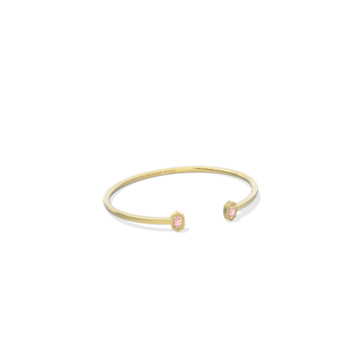 Kendra Scott Mini Elton Cuff Bracelet in Pink Opal