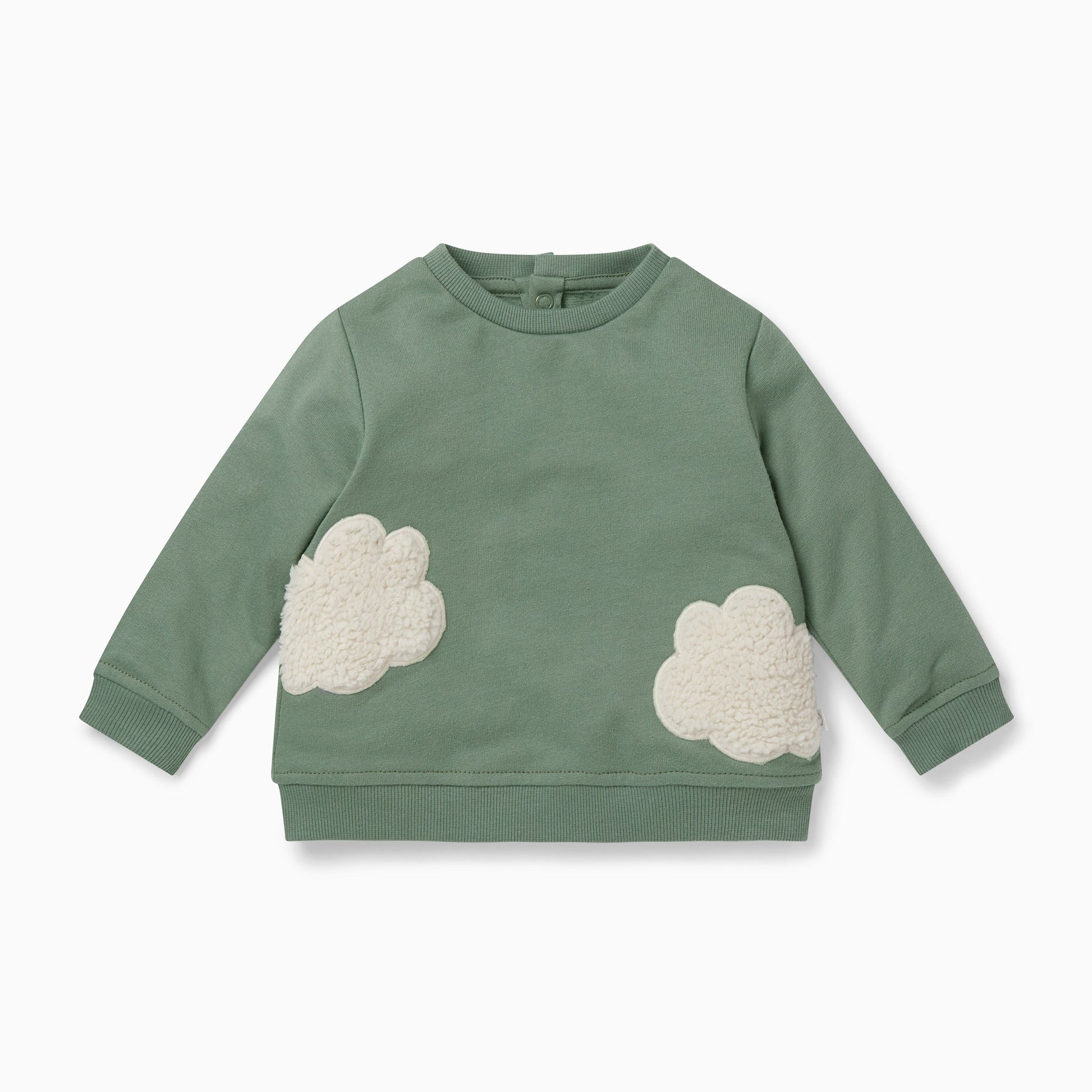 Khaki Cloud Sweatshirt & Joggers Outfit
