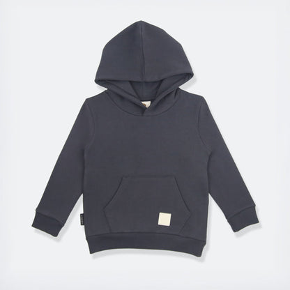 Kids Hoodie - Organic Brushed Terry Cotton - Lava