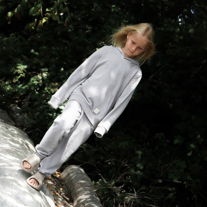 Kids Hoodie - Organic Brushed Terry Cotton – Dove