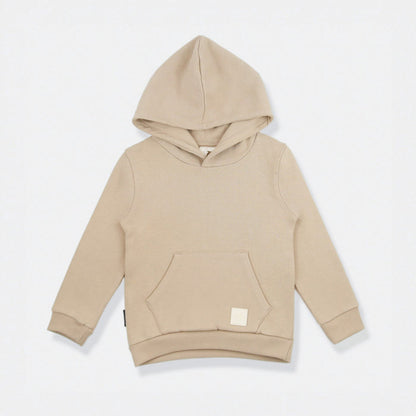 Kids Hoodie - Organic Brushed Terry Cotton – Wheat