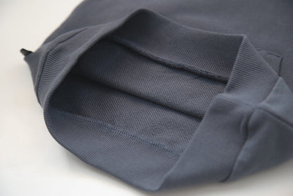 Close-up of french terry fabric and hood detail – fjord kids hoodie