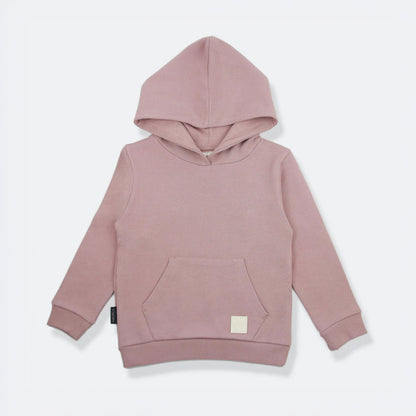 Kids Hoodie - Organic French Terry Cotton – Mauve