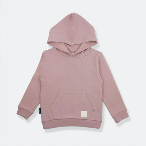 Kids Hoodie - Organic French Terry Cotton – Mauve
