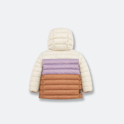 Kids Puffer Jacket - Porteau Reversible Waterproof - Fall/Winter - Dusty Rose
