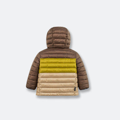 Kids Puffer Jacket - Porteau Reversible Waterproof - Fall/Winter - Ombre Blue