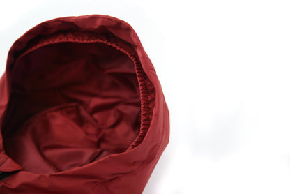 Taped seams and adjustable hood – merlot kids rain jacket