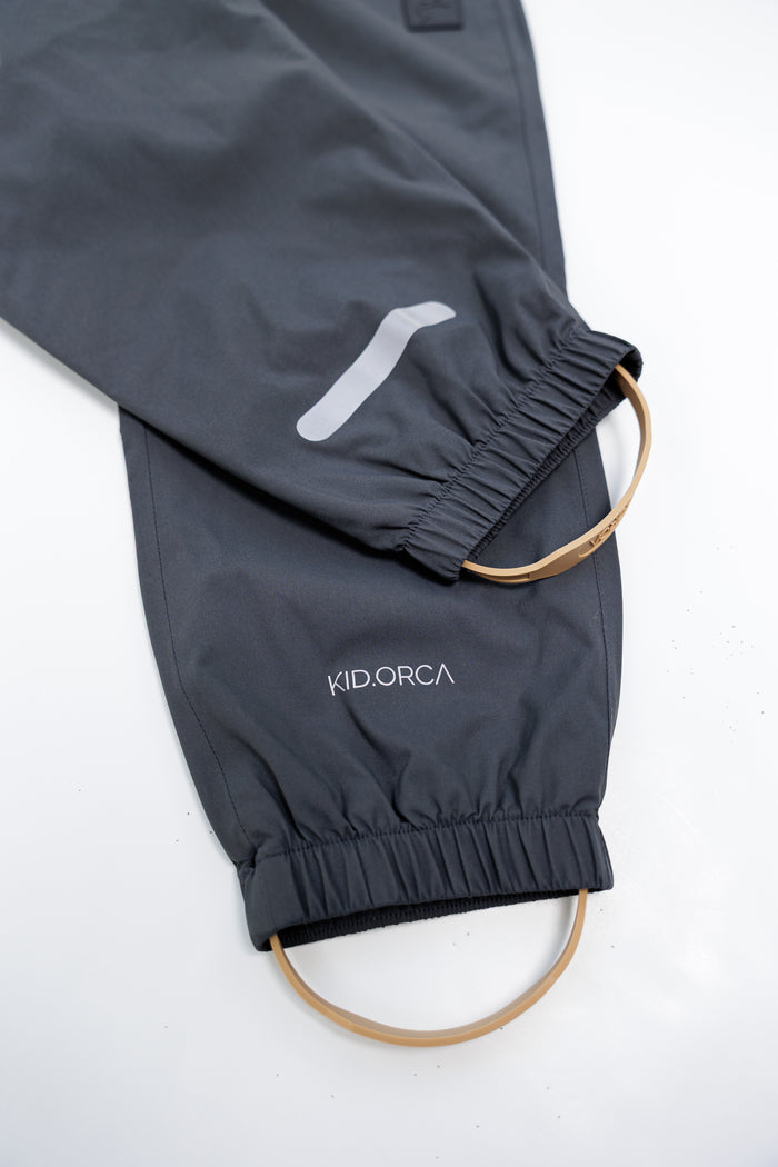 Kids Rain Pants - TOFINO Waterproof Breathable Technical - Lava