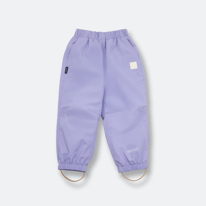 Kids Rain Pants - TOFINO Waterproof Breathable Technical - Lilac / Floral