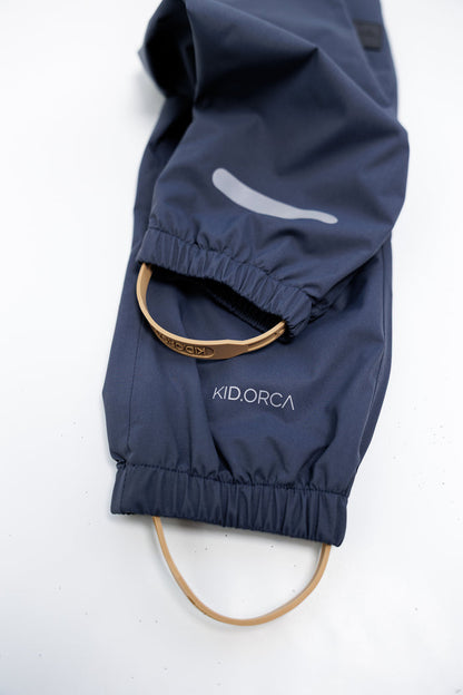 Kids Rain Pants - TOFINO Waterproof Breathable Technical - Ombre Blue