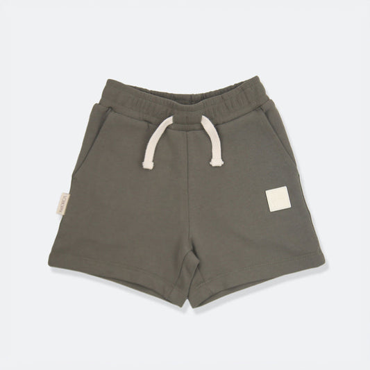 Kids Shorts - Organic French Terry Cotton – Dusty Olive