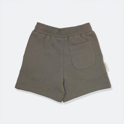 Kids Shorts - Organic French Terry Cotton – Dusty Olive
