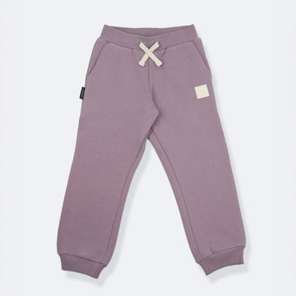 Kids Sweatpants - Brushed Organic Terry Cotton  – Elderberry