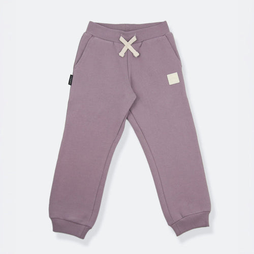 Kids Sweatpants - Brushed Organic Terry Cotton  – Elderberry