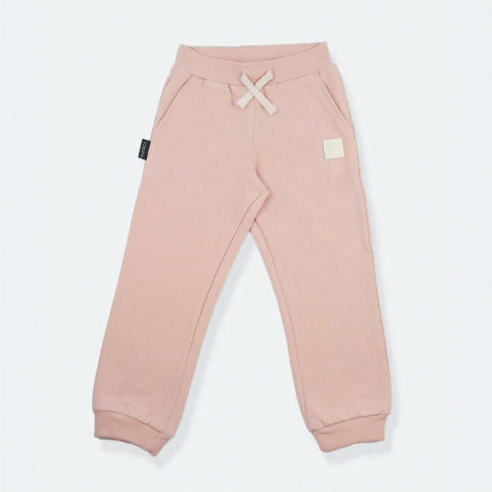 Kids Sweatpants -  Organic French Terry Cotton  – Pale Rose
