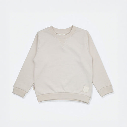 Kids Sweatshirt- Organic French Terry Cotton – Oat