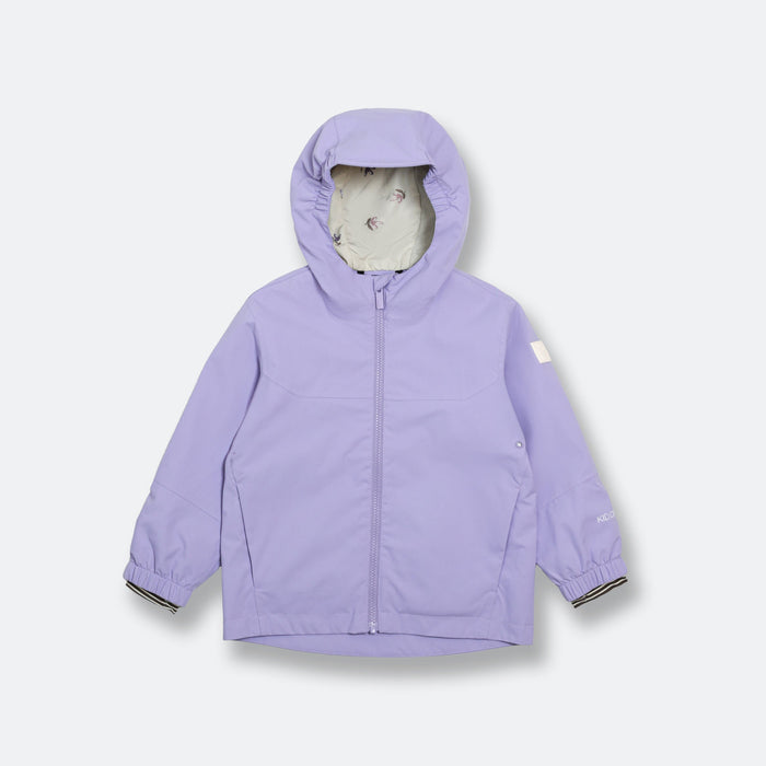 Kids Waterproof Jacket - TOFINO Packable Technical - Spring/Summer - Lilac / Floral