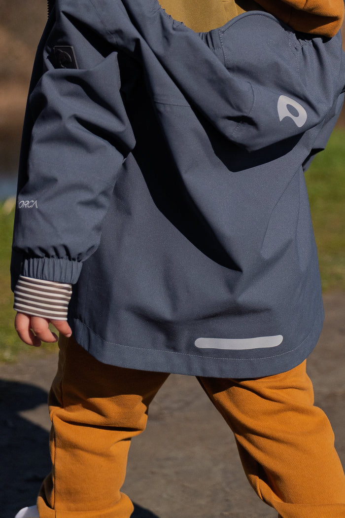 Kids Waterproof Jacket - TOFINO Packable Technical- Spring/Summer - Ombre Blue