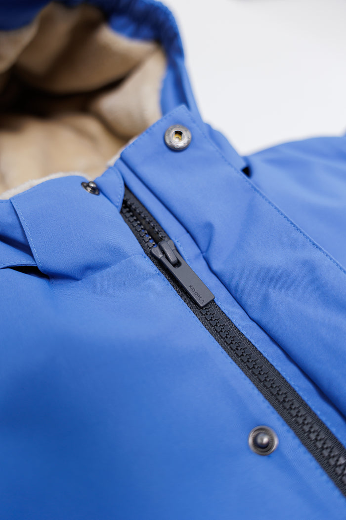 Kids Winter Jacket - Cypress Waterproof Fleece Padded - Dutch Blue