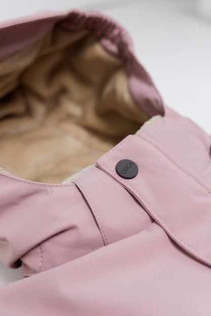 Kids Winter Jacket - Cypress Waterproof Fleece Padded - Mauve