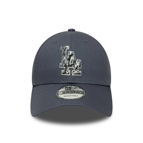 Pictured is this MLB Outline Camo LA Dodgers 9FORTY cap in grey. 2
