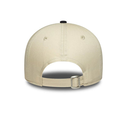 Pictured is this Womens MLB LA Dodgers 9TWENTY A-Frame cap in cream & black. 4