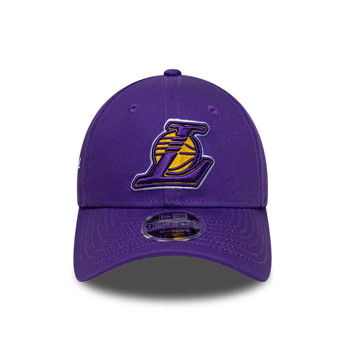 Pictured is this NBA Side Script LA Lakers 9FORTY M-Crown cap in purple. 2
