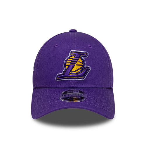 Pictured is this NBA Side Script LA Lakers 9FORTY M-Crown cap in purple. 2