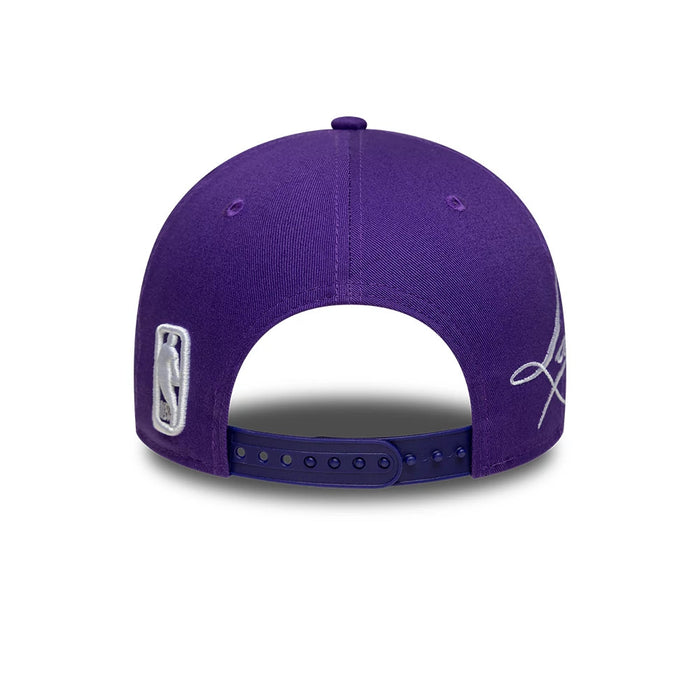 Pictured is this NBA Side Script LA Lakers 9FORTY M-Crown cap in purple. 5