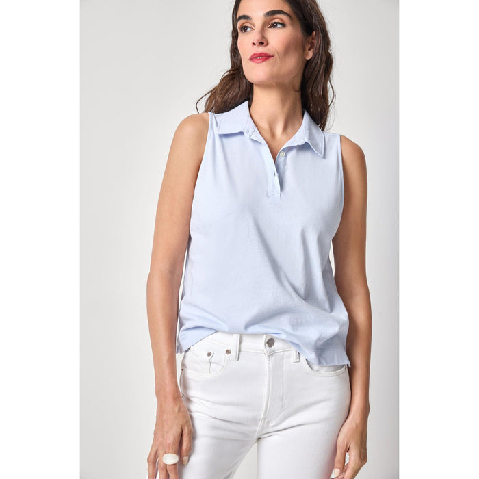 Lilla P Organic Sleeveless Top in Hydrangea