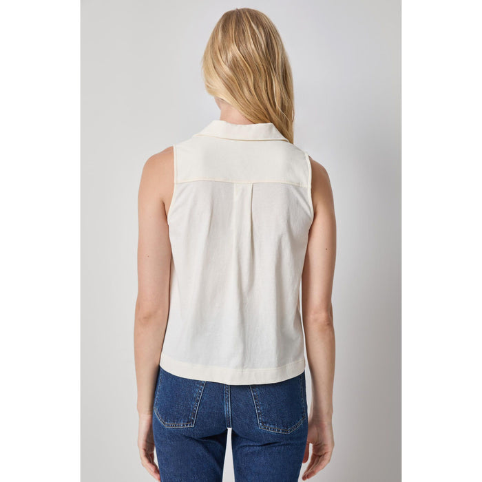 Lilla P Organic Sleeveless Top in Rope