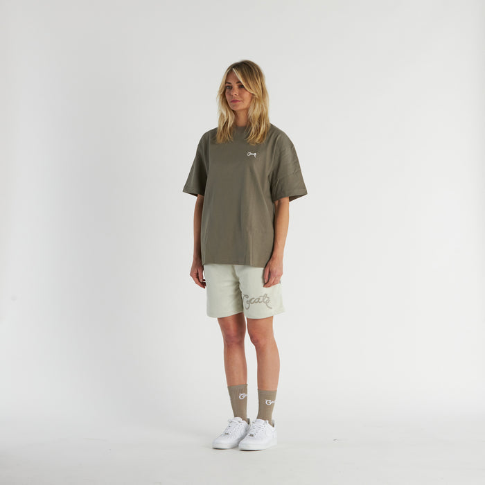 Men's Basic Script Mesh Shorts