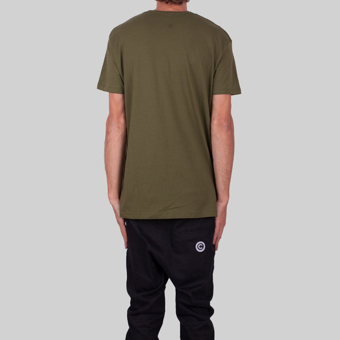 Mens Stamp T-Shirt Army
