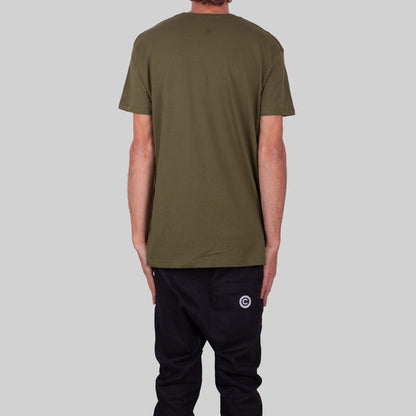 Mens Stamp T-Shirt Army