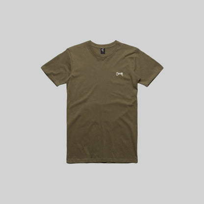 Mens Stamp T-Shirt Army