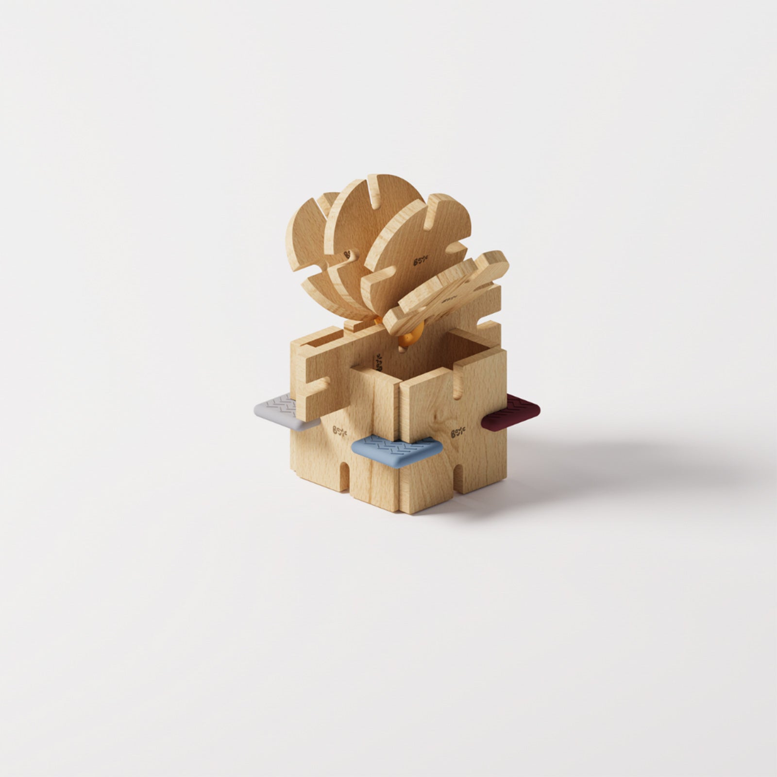 Bavvic Wooden Mini Set 19 pieces
