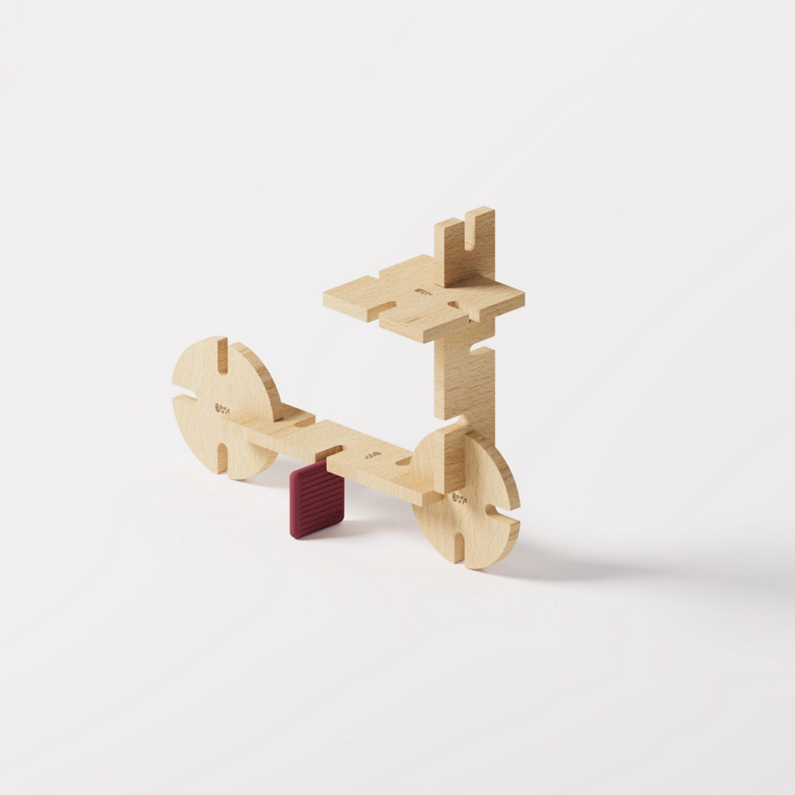 Bavvic Wooden Mini Set 19 pieces