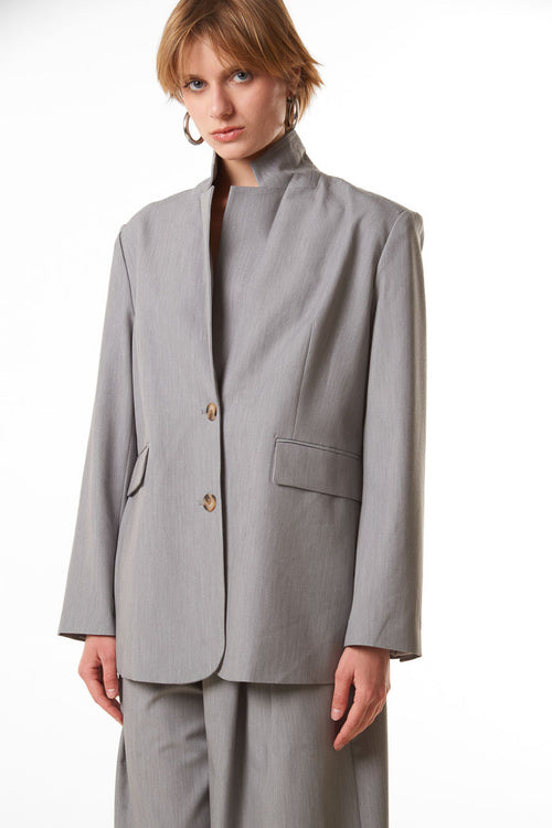 Minimal two-button blazer wholesale