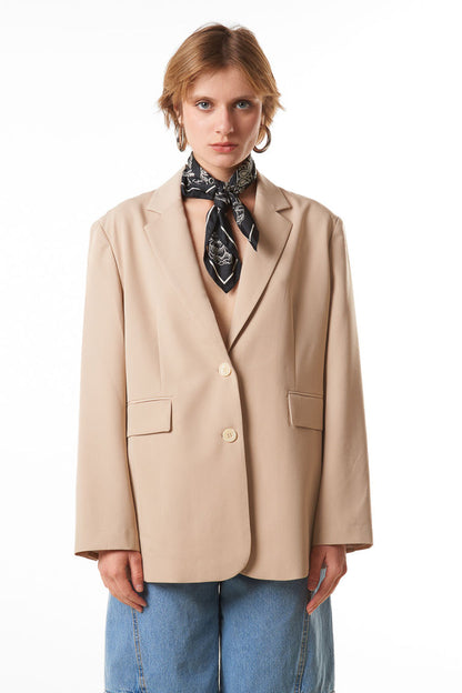 Minimal two-button blazer wholesale