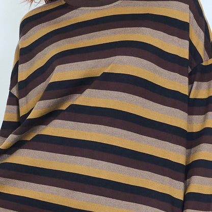 Multicolor striped knit sweater wholesale