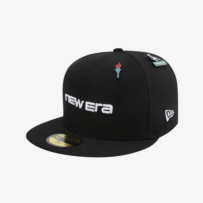 Pictured is this New Era 59FIFTY Day 59FIFTY Fitted cap in black. 1