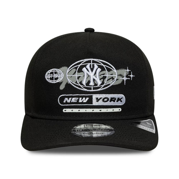 Pictured is this MLB Graphic New York Yankees 19TWENTY cap in black. 2
