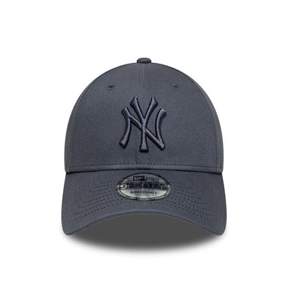 Pictured is this MLB League Essential New York Yankees 9FORTY cap in grey. 2