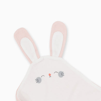 Bunny Comforter - Blush Stripe