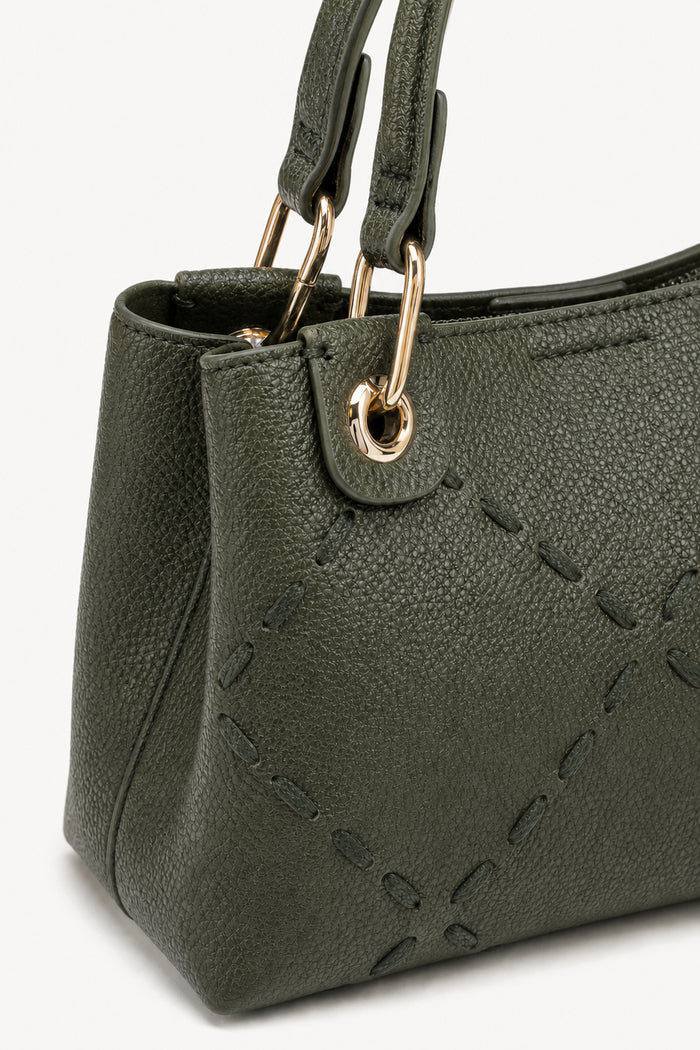Petite stitched detail grab bag wholesale