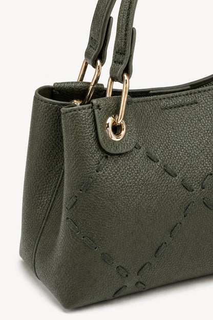 Petite stitched detail grab bag wholesale