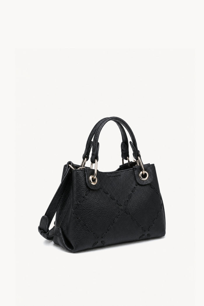 Petite stitched detail grab bag wholesale
